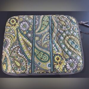 Vera Bradley Laptop Bag in Green and Yellow